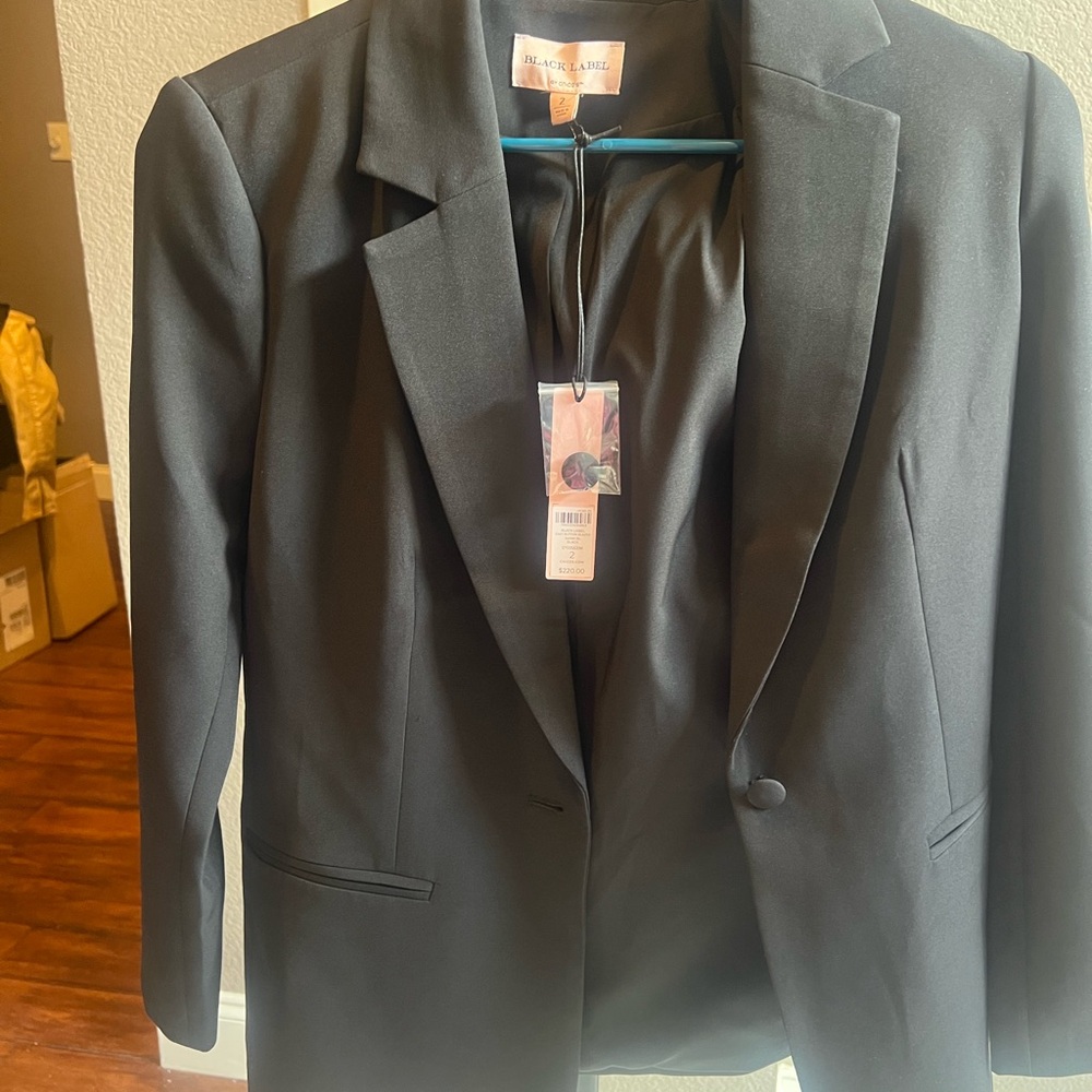 Chico's Classic Black Label Blazer  size 2
